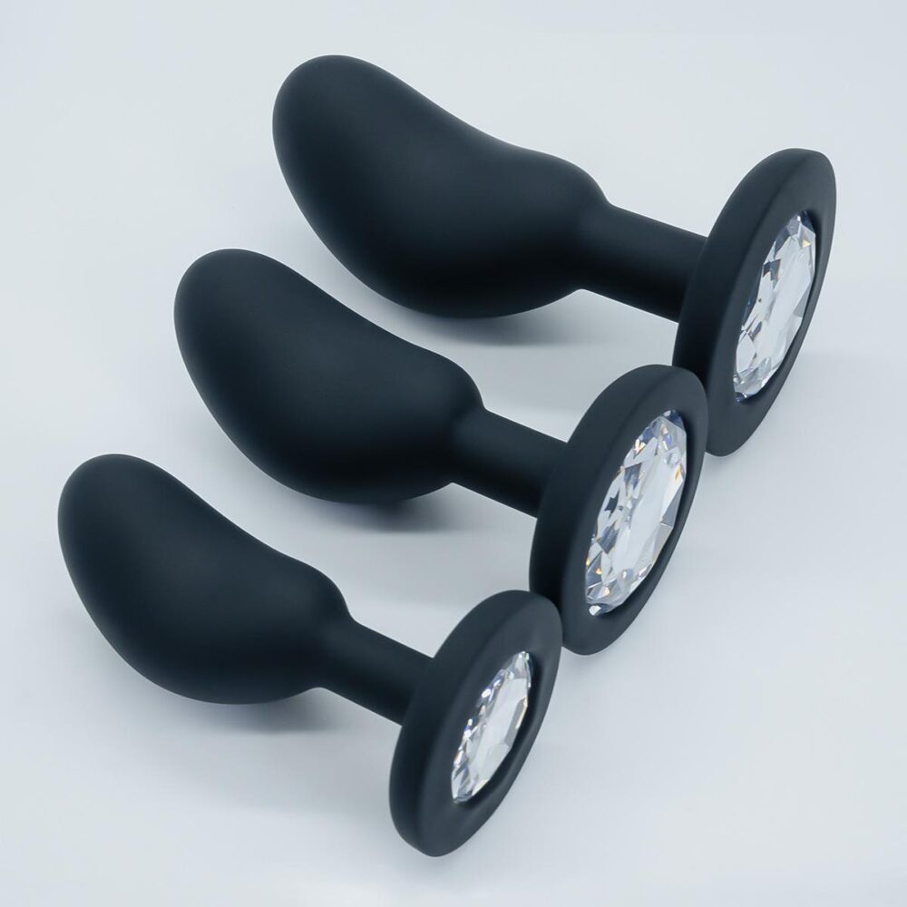 Magic Touch Fun Lil' Beanies Butt Plug Black - Club X
